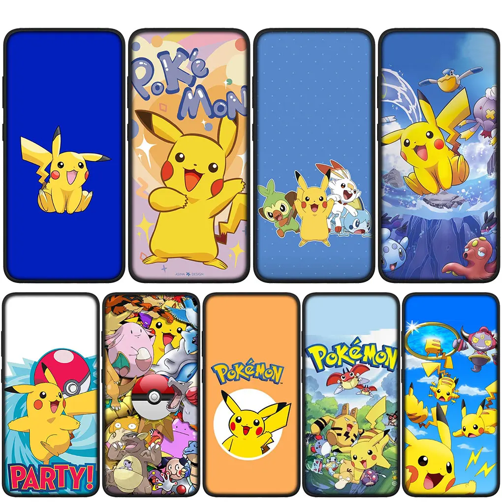 

Pokemon Pikachu Cute Soft Cover Case for OPPO A94 A95 A93 A92 A72 A52 A96 A12 A15 A16 A17 A55 A56 A53 A54 A76 A32 Phone Casing