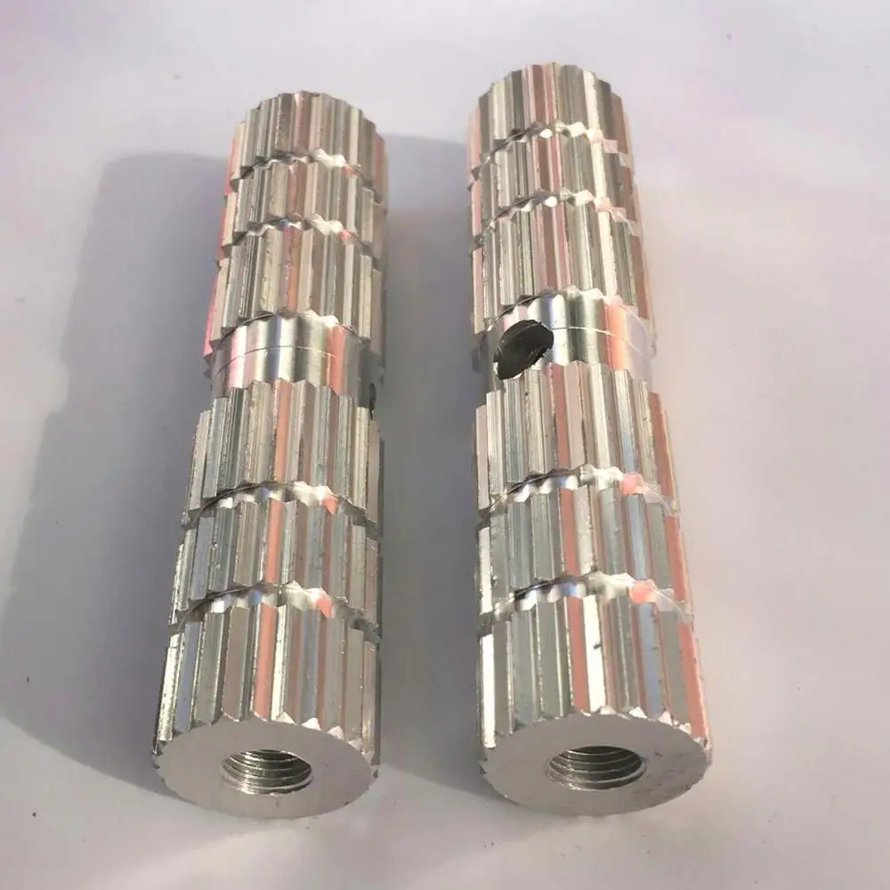 2Pcs Bicycle Road Bike Cylinder Aluminum Alloy Axle Foot Pegs Socles Pedals