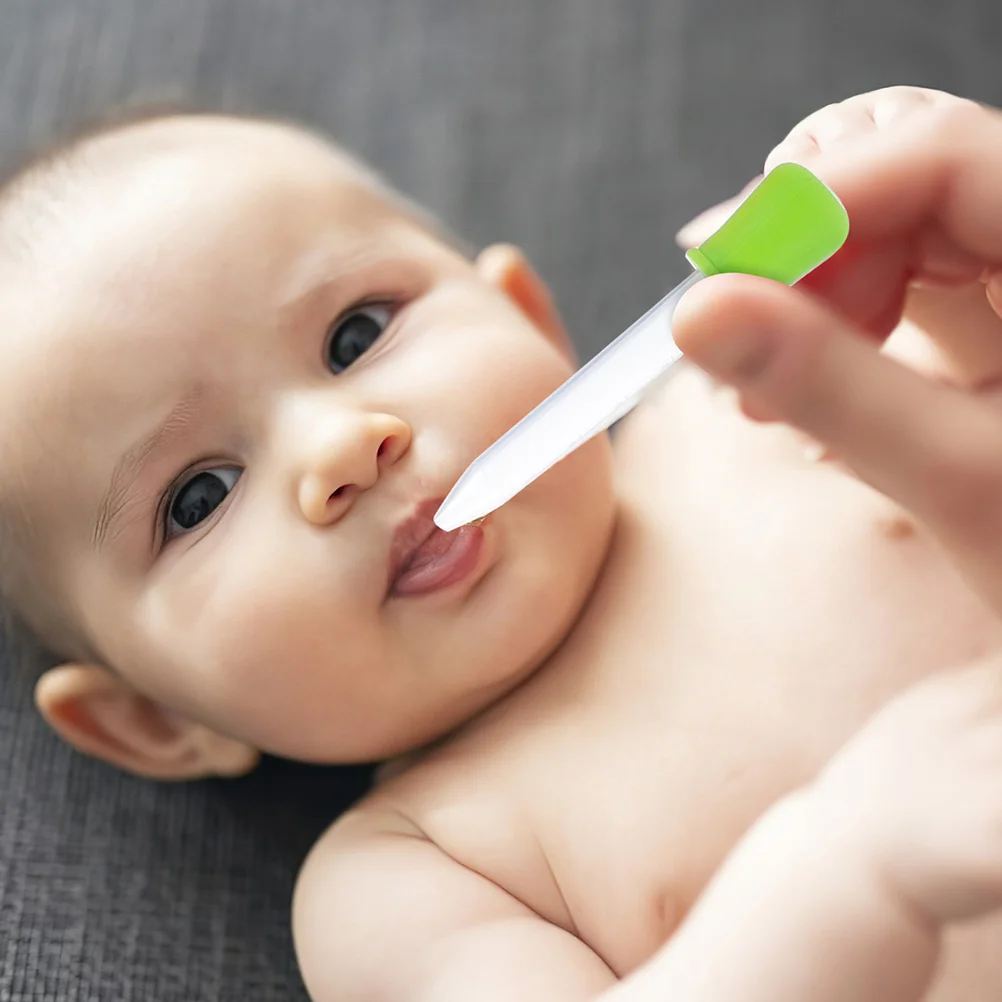 

10 Pcs Liquid Dropper Graduated Silicone Medicine Water Baby Dispenser Toddler