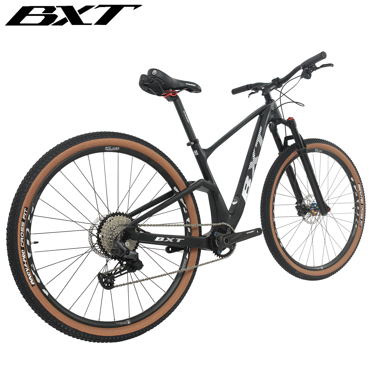 Complete Carbon Mountain Bike 29er Suspension Fork Hardtail Carbon MTB 29 inch 1x11s M5100 Double Disc Brake Mountain Bicycle images - 6