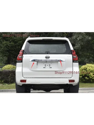 Автомобильные аксессуары, хромированное украшение из АБС-пластика для TOYOTA Land Cruiser Prado FJ150 2014-2019, накладка на заднюю дверь багажника