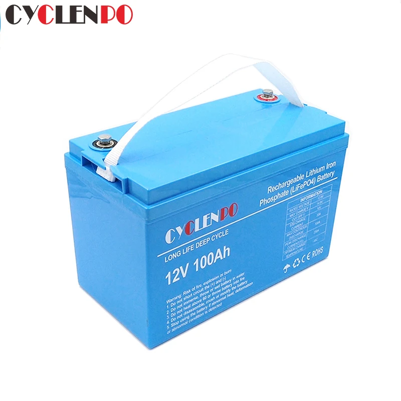 

Factory Customized Bateria Lifepo4 12v 100ah Battery Pack Standard Export Carton Packaging 3 Years 370 (L) * 230(W) * 280 (H) 1C
