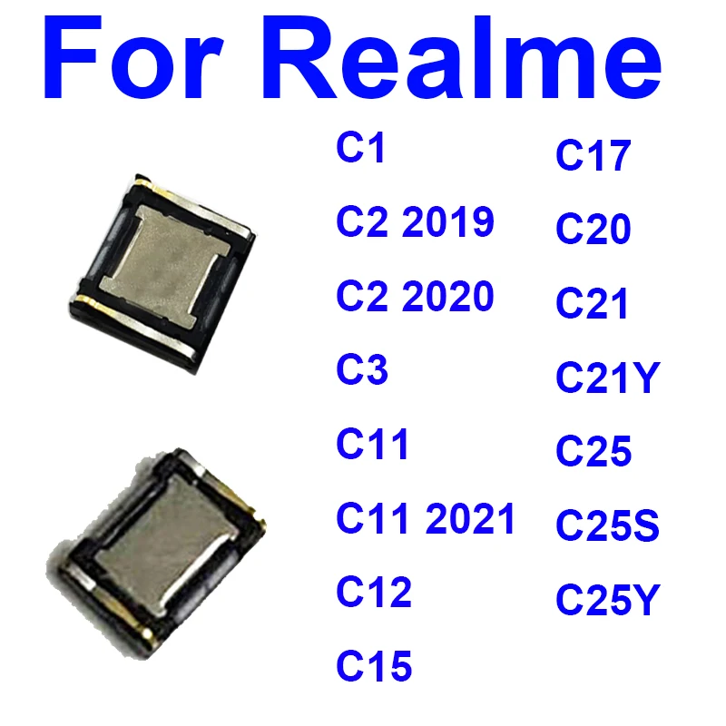

Earpiece Speaker Flex Cable For OPPO Realme C25Y C25S C25 C21Y C21 C20 C17 C15 C12 C11 2021 C3 C2 C1 Top Earpiece Speaker Parts