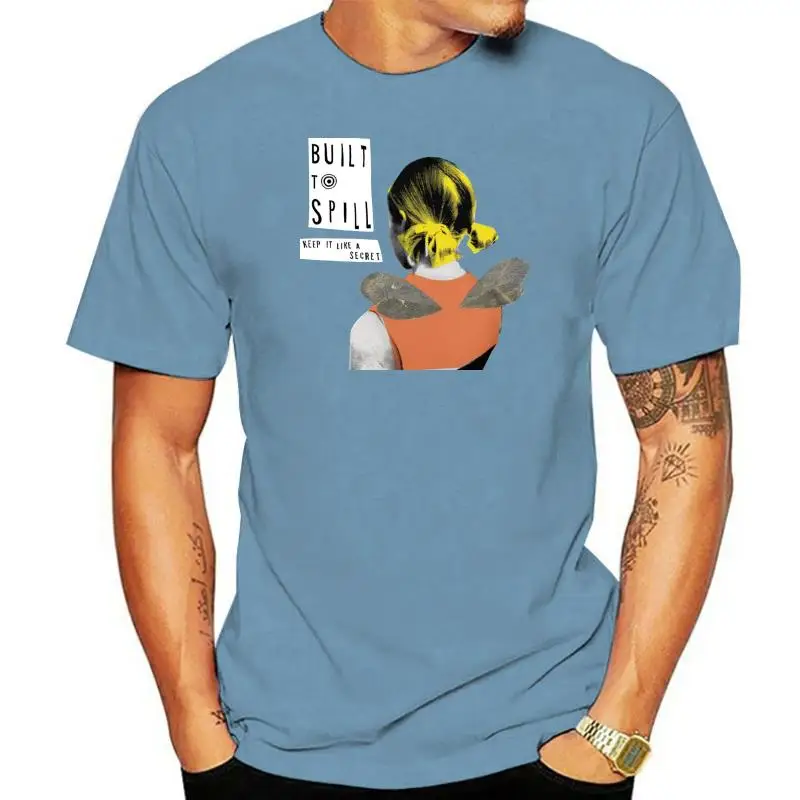 Мужская белая футболка Built To Spill Keep It Like A Secret размеры от S до 3XL модная в