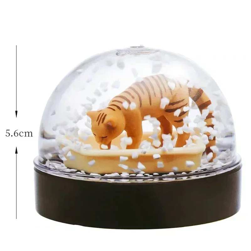 KITAN капсульные игрушки японский кошачий туалет снежинки хрустальные шары милые