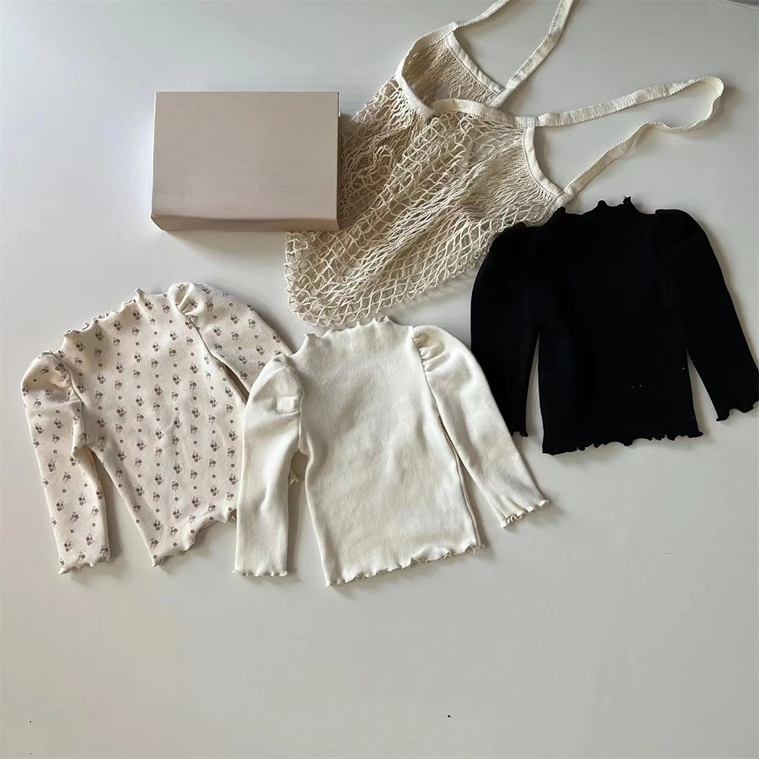 

2023 Spring Baby Girls Long Sleeve Shirt O Neck Shirt for Toddler Girl Pullover Casual Shirt Children Tops Pullover