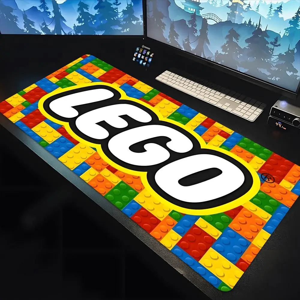 Фото L_LEGOS Game Mouse Pad large keyboard mouse desk pad non-slip rubber gaming mouse pad laptop carpet 800x400mm 600x300 №4