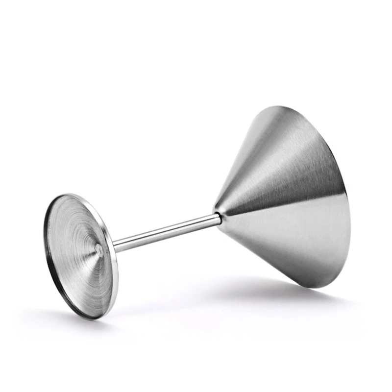 Набор стаканов для мартини из нержавеющей стали 4 шт. металлические коктейльные