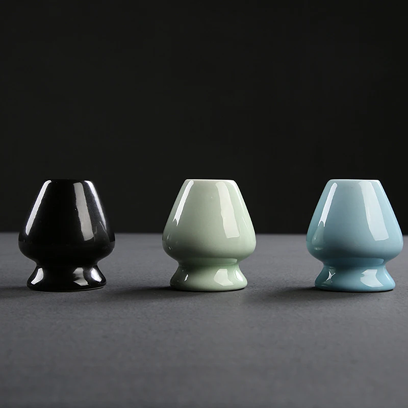 Мини бамбуковые аксессуары для чая держатель чайной кисти керамическая