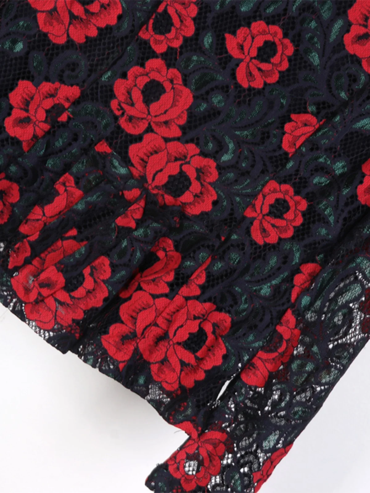 Высококачественный брендовый женский кружевной тонкий Топ с длинным рукавом и