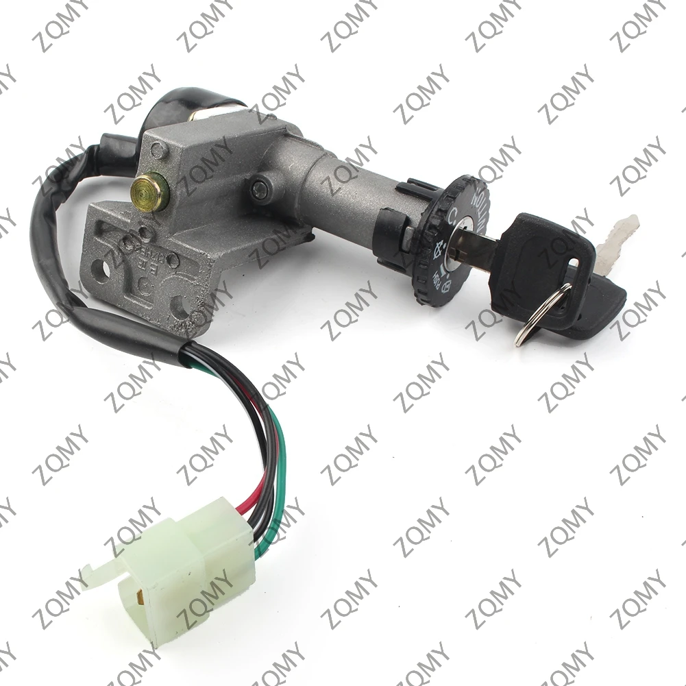 Набор ключей для замка зажигания мотоцикла 4 провода Gy6 50cc 125cc 150cc 250cc Roketa Jonway мопед