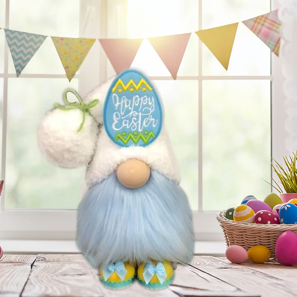 

Standing Easter Rudolf Faceless Doll Ornament Elf Spring Bunny Decorations For Home Ornament Xmas Natal New Year 2022
