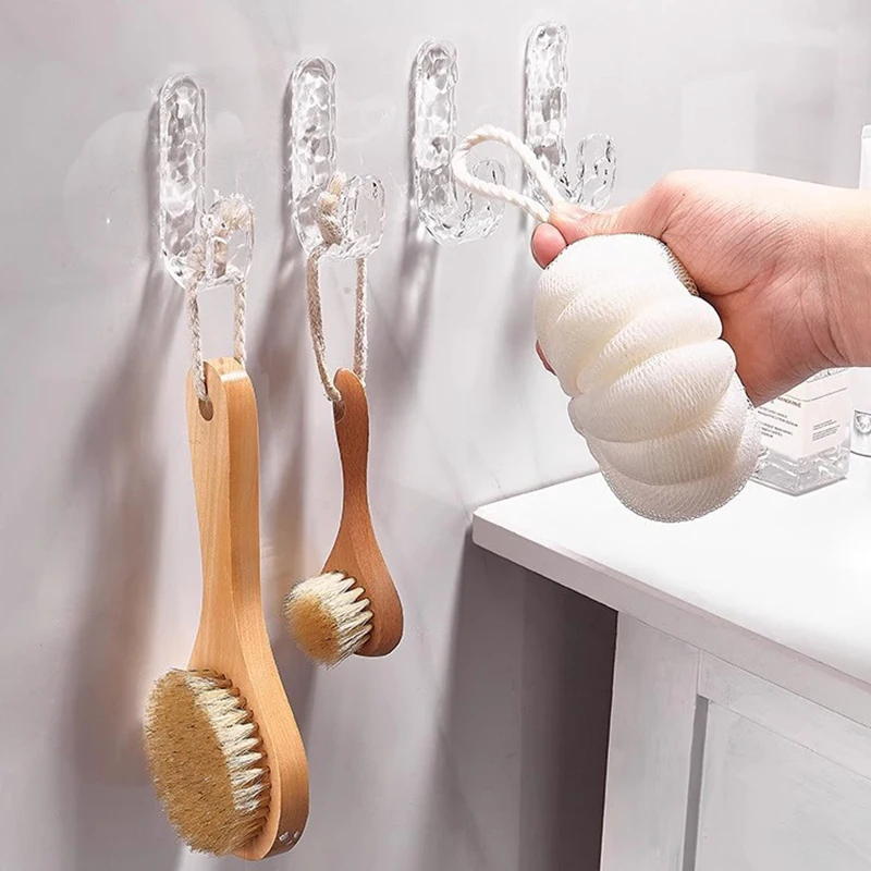 Роскошный акриловый настенный крючок для домашнего декора прочная клейкая