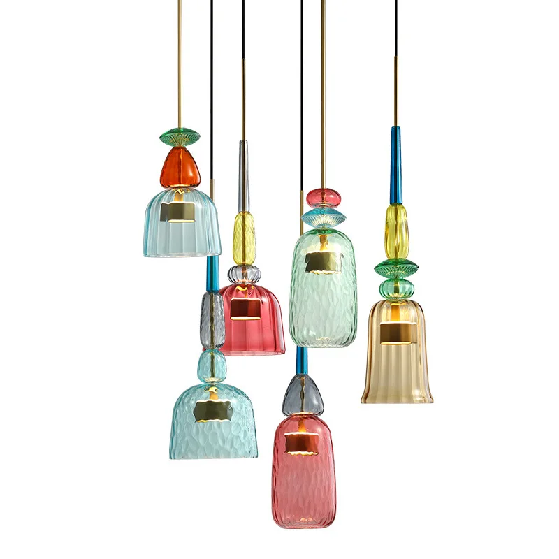 

Nordic Glass Pendant Light Led Pendant Lamp Living Room Decoration Fixtures Indoor Lighting Ceiling Lampara Colgantes Chandelier