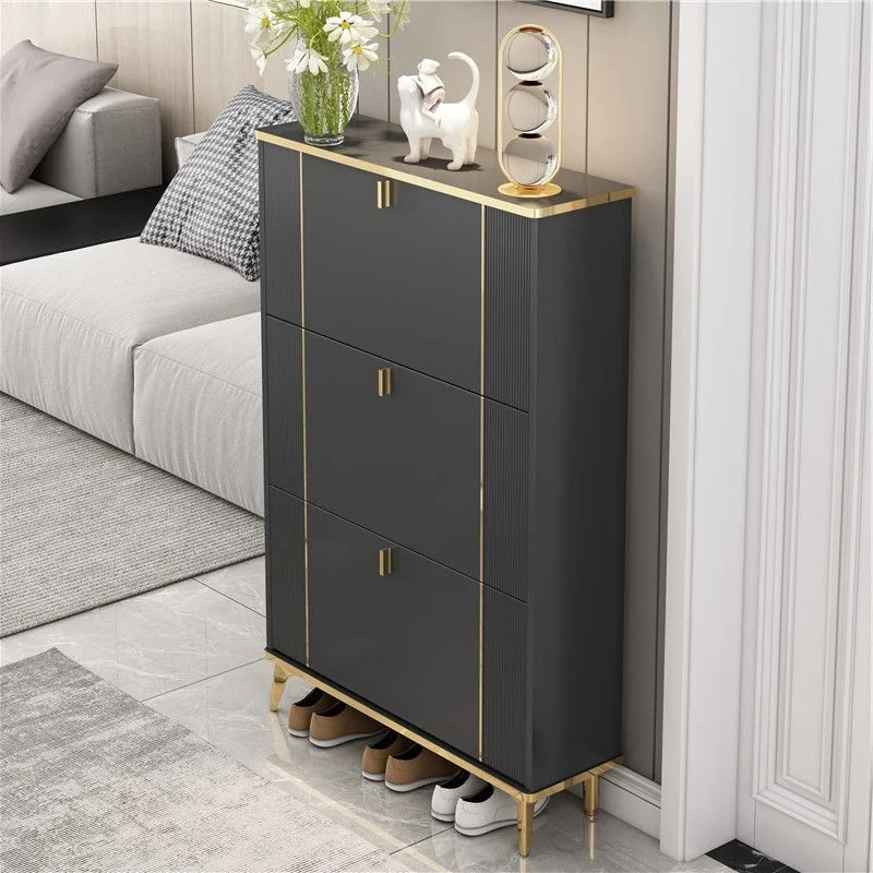 

Living Room Household Furniture Ultra-thin Shoe Cabinets Dormitory Hallway Porch Shoe Shelf Small Apartment Hotel Storage Rack