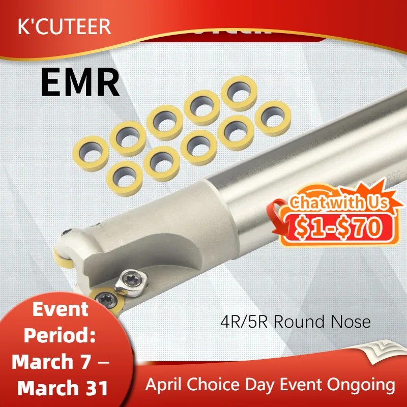 

Фреза KCUTEER EMR C12-C32 4R/5R 130-300 мм
