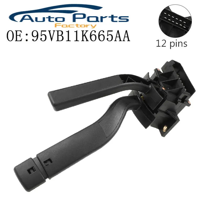 

New Car Light Wiper Control Stalk Column Switch For Ford Transit MK4 MK5 1991-2000 95VB-11K665-AA 95VB11K665AA 6993548