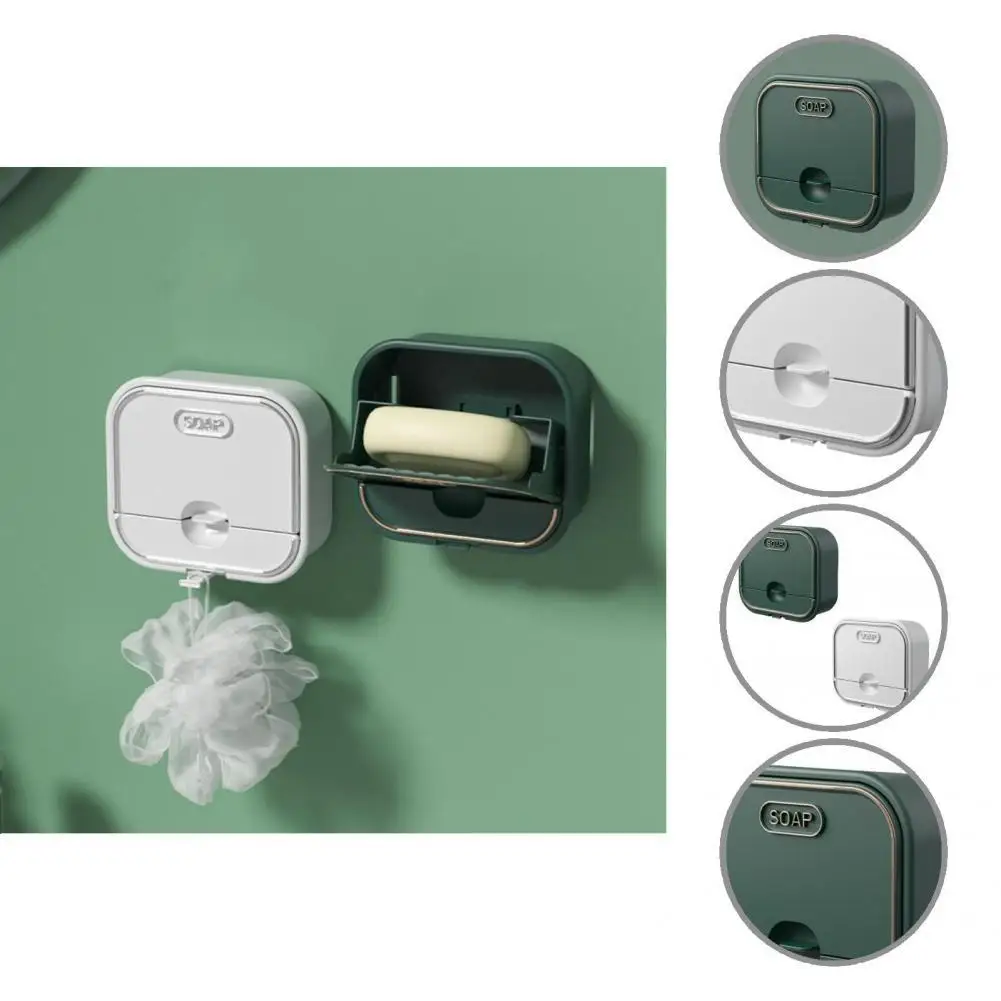 

Easy to Clean Protective PP Plastic Water Draining Soap Holder Bathroom Supplies