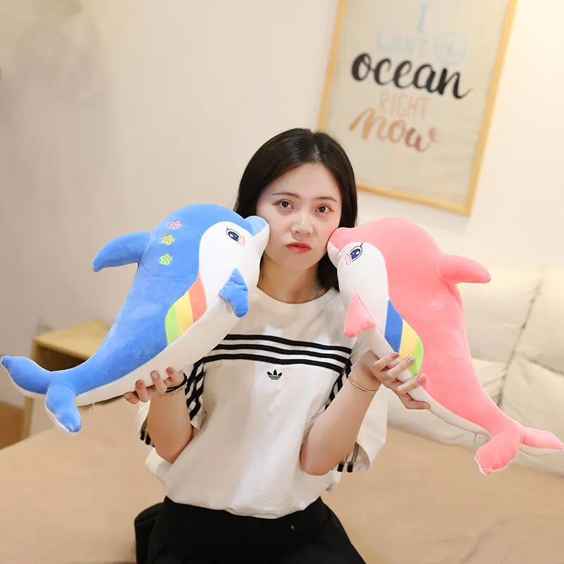 

Игрушка плюшевая в виде дельфина, 40/60/80/100 см