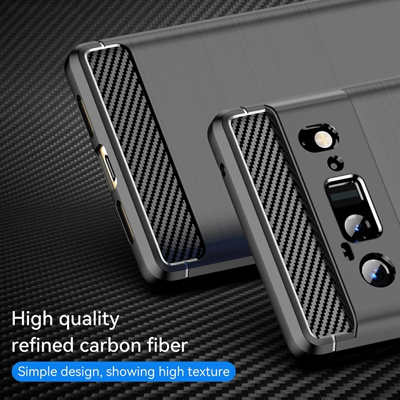 

For Google Pixel 6 Pro Case Pixel 6A 6 Pro Cover Shockproof Silicone Soft TPU Protective Phone Back Cover For Google Pixel 6 Pro