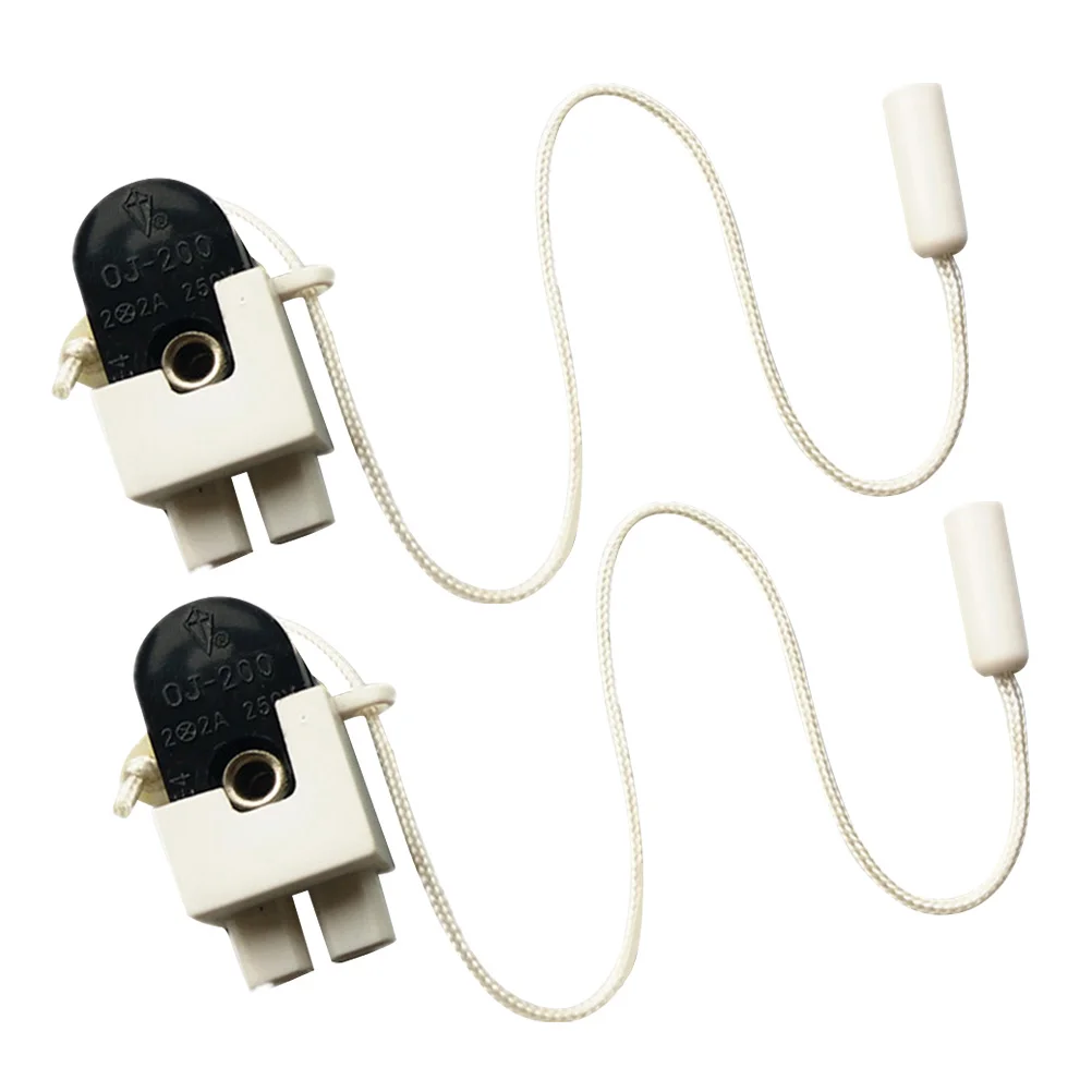 

2pcs Pull Switches Bracing Wire Switch Cord-operated Switch Lamp Accessories for Ceiling Light Wall Lamp