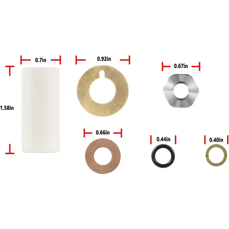 AR2546 Комплект поршней 18 мм ремонтный комплект керамического плунжера для Annovi