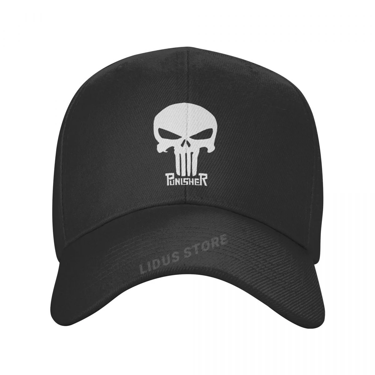 

Hero USA Punisher Skull Logo Baseball Cap Sports Snapback Hats Adjustable Structured Dad Hat Casual Men Caps Casquette Bone