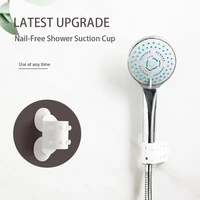 2022 movable bracket powerful suction showerseat removable silicone shower head holderer chuck holder bathroom accessorie