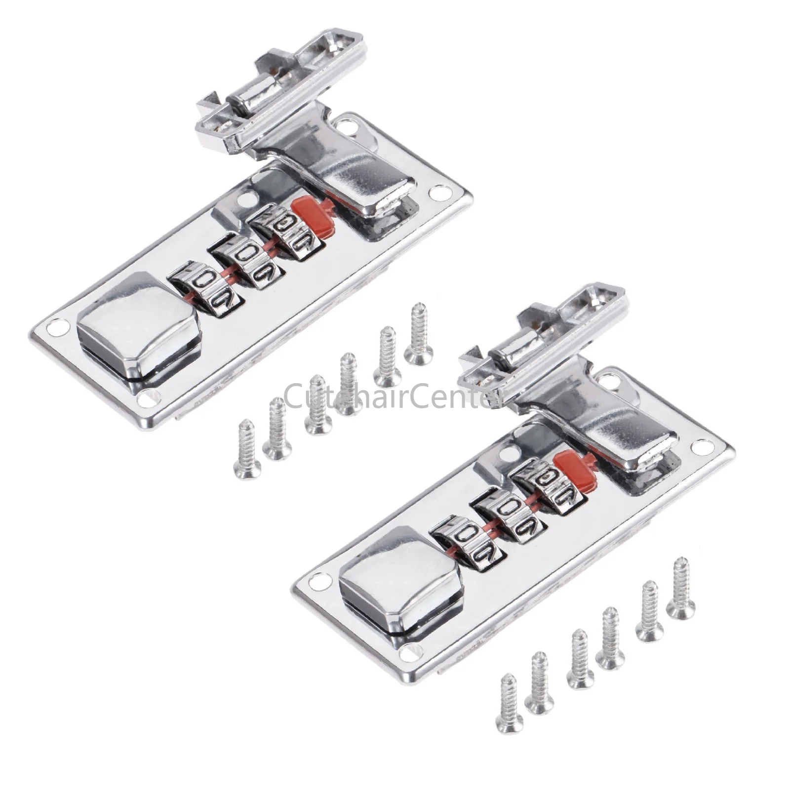 

Серебристые кодовые замки с винтом 2 шт.