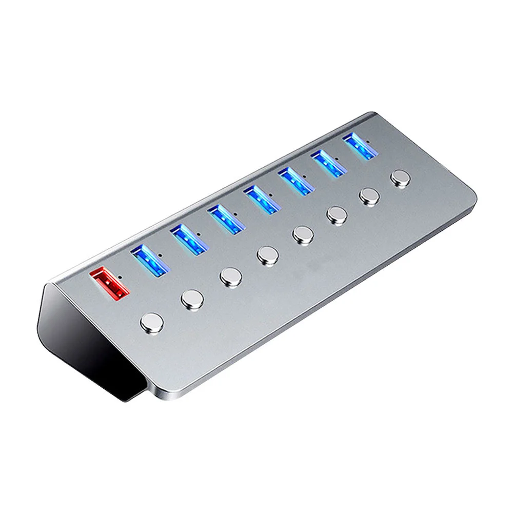 

1Pc USB Hub Chic Safe Nice Fine 7 Ports USB 3.0 Hub USB Extender Expansion Transfer