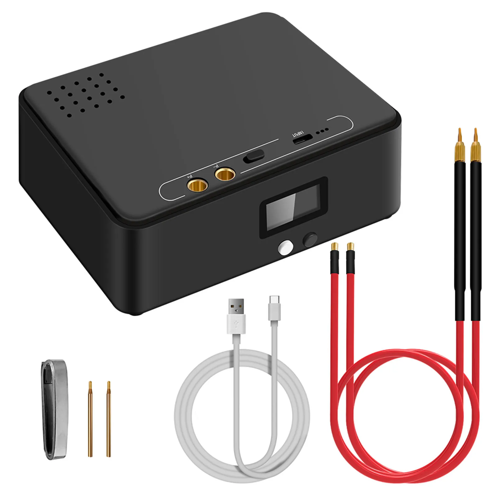 

Tools Spot Welder Nickel Sheet Replacement Solder Pin Spare Parts Spot Welding Pen 11000mAH 5V/2A ABS Brand New