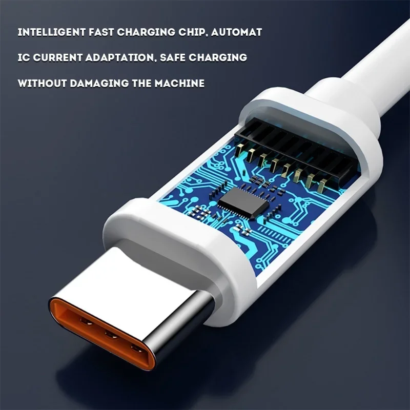Универсальный USB-кабель 6 м 7 8 Тип C Кабель для быстрой зарядки и синхронизации