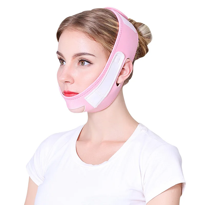 

1pcs Face Slim V-Line Lift Up Mask Cheek Chin Neck Slimming Thin Belt Strap Beauty Delicate Facial Thin Face Mask Slimming
