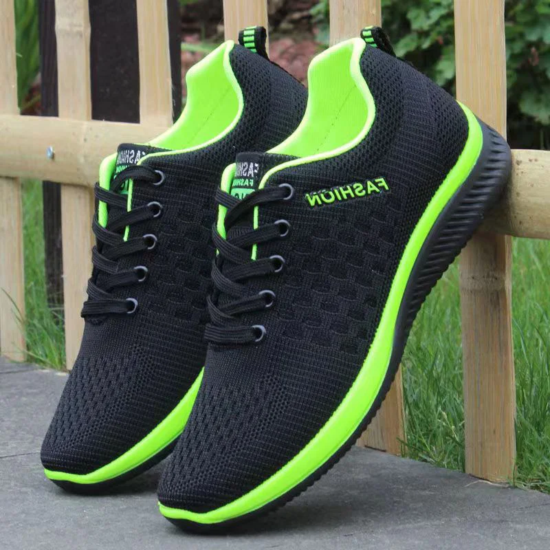 Hot Sale Sneakers Men Lightweight Sneakers for Men Outdoor Running Shoes Man Fashion Male Shoes Mesh Breathable Sport Shoes 2023