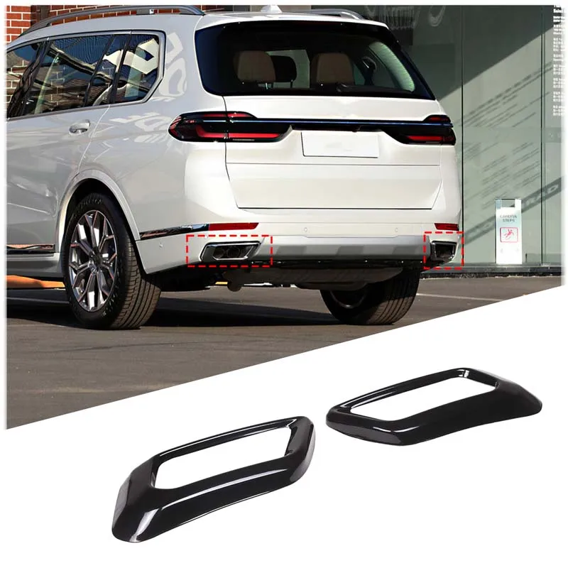 Для спортивной модели 2019+M BMW X5 G05 X7 G07 выхлопная труба автомобиля декоративная