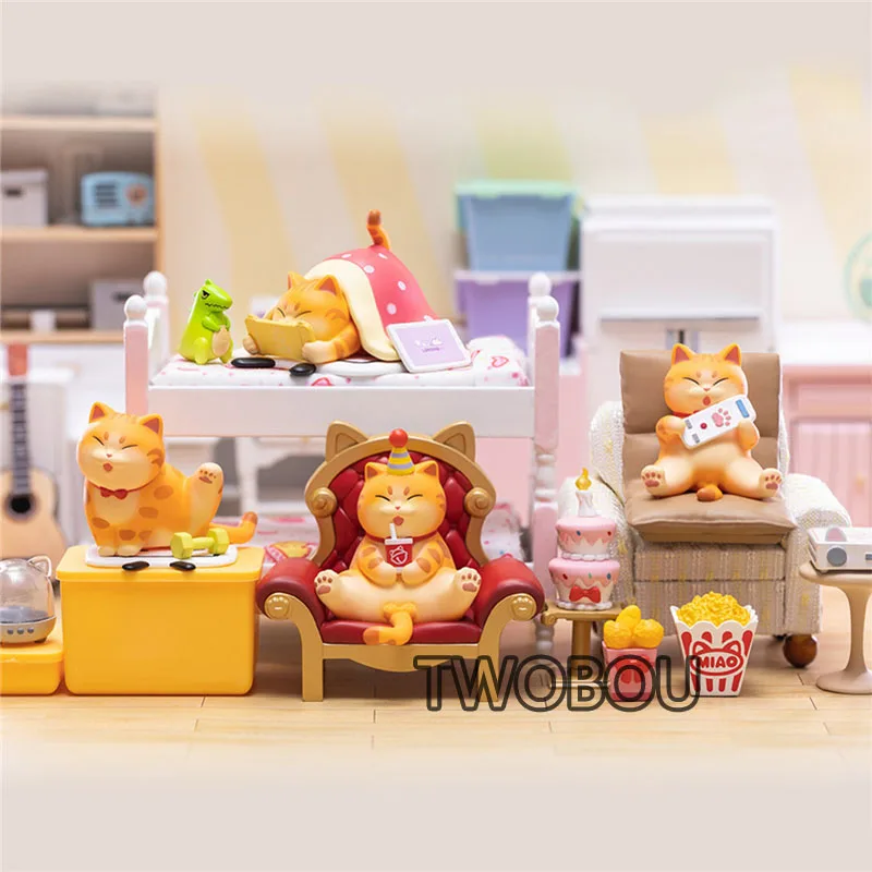 Meow Bell 4 Easy Moment Series Blind Box Toys Anime Figure Doll Mystery Box Caixa Misteriosa Kawaii Model For Girl Birthday Gift