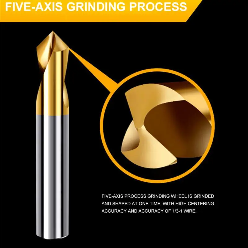 

Center Drill Bit Center Drill 90 Angle Lengthening Point Hole Dot Positioning Stainless Steel Centering Drill