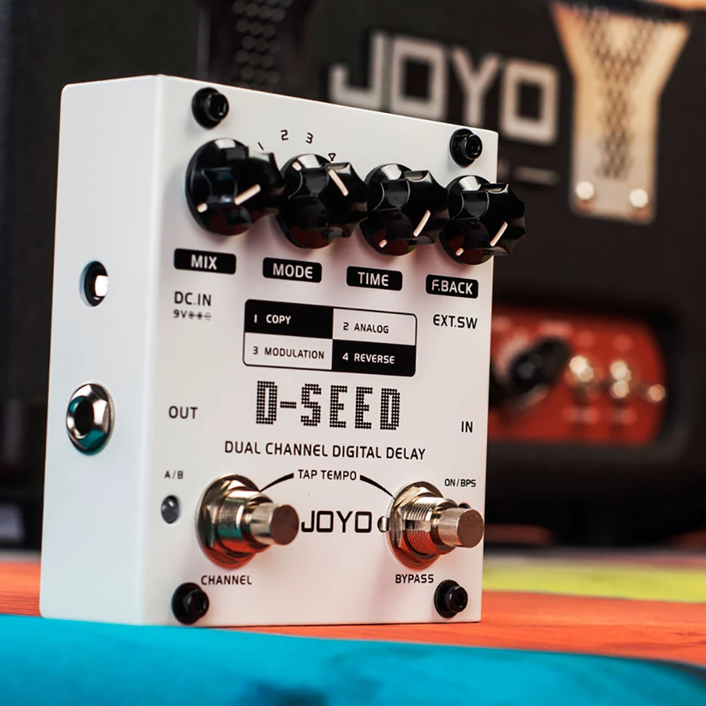 

JOYO D-SEED Dual Channel Digital Delay Guitar Effect Pedal For Electric Guitar Parts & Accessories With Four Working Modes