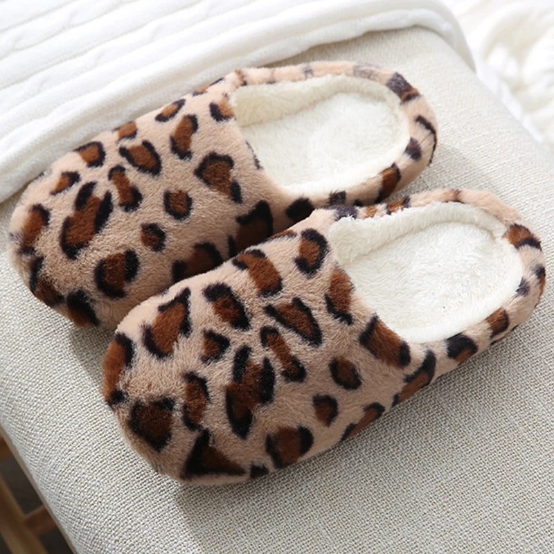 

Autumn Winter Home Slippers Women Cotton Floor Shoes Plush Indoor Slippers Shoes Women Men Couple Warm House Slippers Bedroom