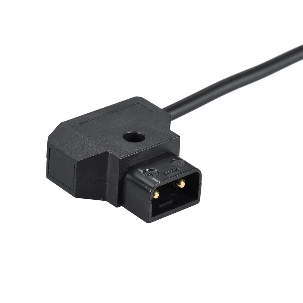 Фото Кабель-удлинитель Y23A-Coiled 1M/3.28Ft D-Tap 2Pin Male на DC 5.5 x 2.1мм, эластичный, для аккумулятора Anton V-Mount и DSLR-кейджей №1