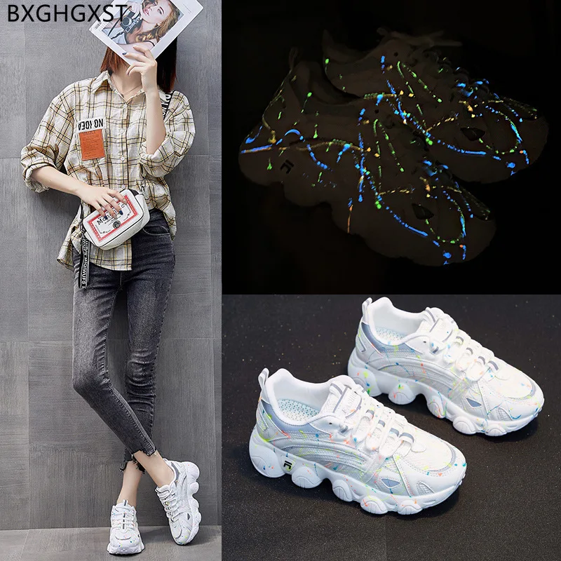 

Chunky Sneakers Casuales Running Shoes for Women Sneakers for Women 2022 New Vulcanize Shoes Platform Sneakers кроссовки женские