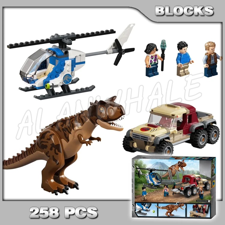 

258 шт., Детский конструктор «Мир Юрского периода»