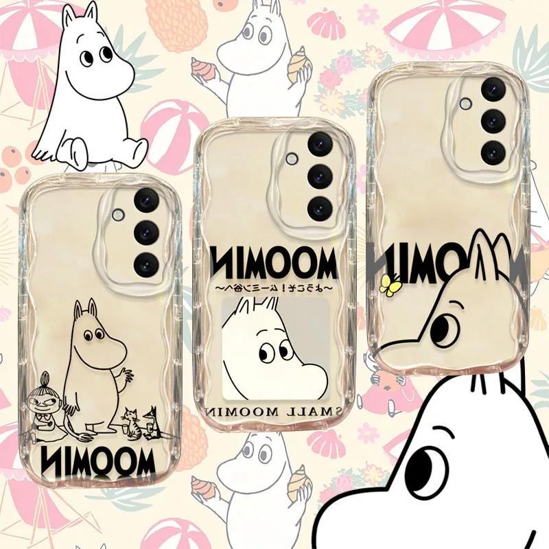 Фото Милый чехол M-Moomins для Samsung Galaxy A54 A05 A05S A34 A24 A14 A04S A73 A53 A33 A23 A13 A72 A52 A52S A32 A71 A51 A21S A17 A07 №1