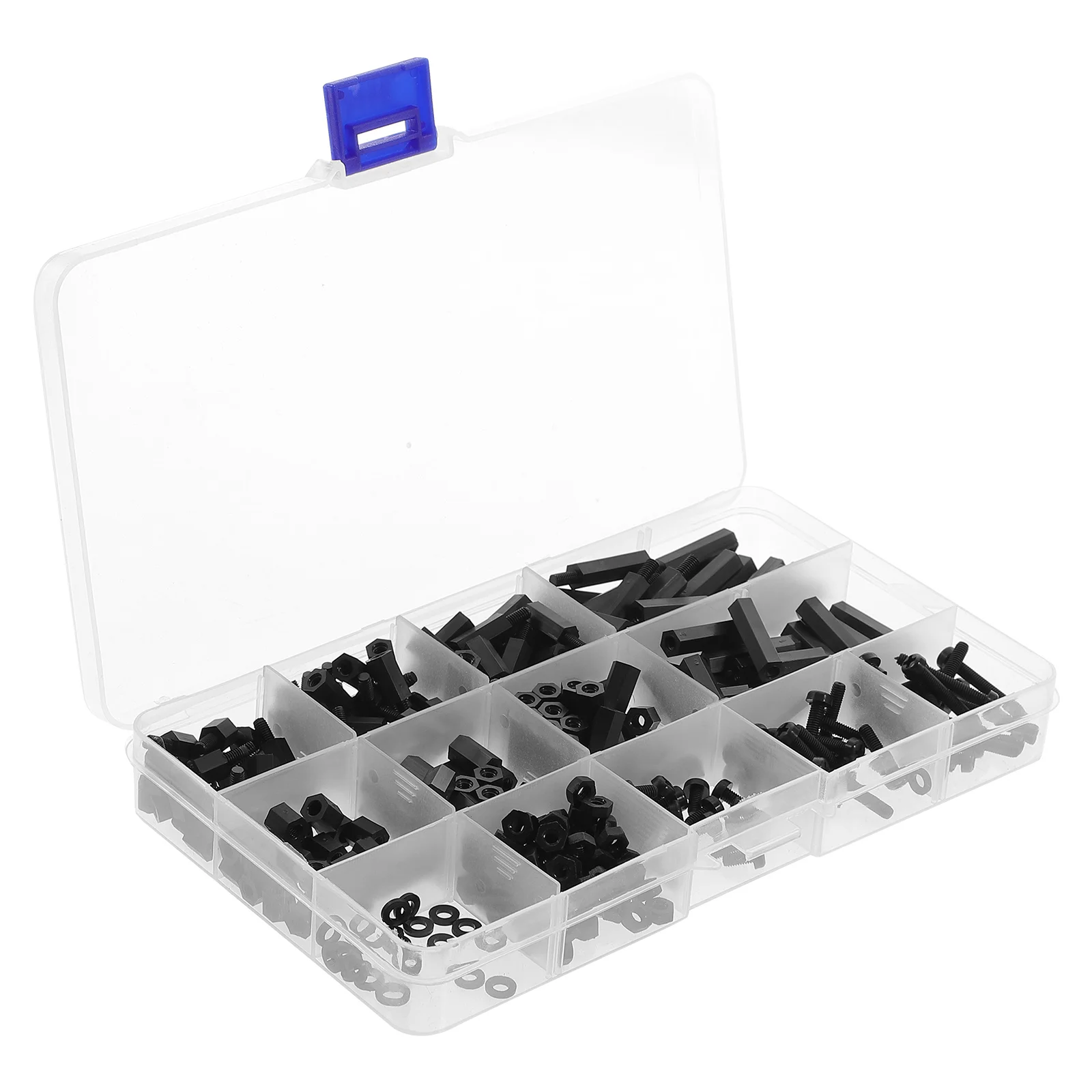 

1 Set Male Female Nylon Hex Spacers Screw Nut Washers Threaded Pillar Assortment( Type)