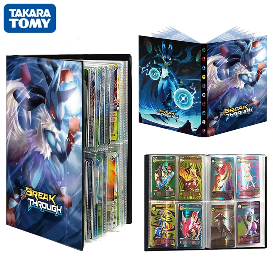 

240Pcs Pokemon Album Book Anime Display Livre Pokémon Collections Map Binder Playing Game EX GX Cards Folder Holder Kid Toy Gift