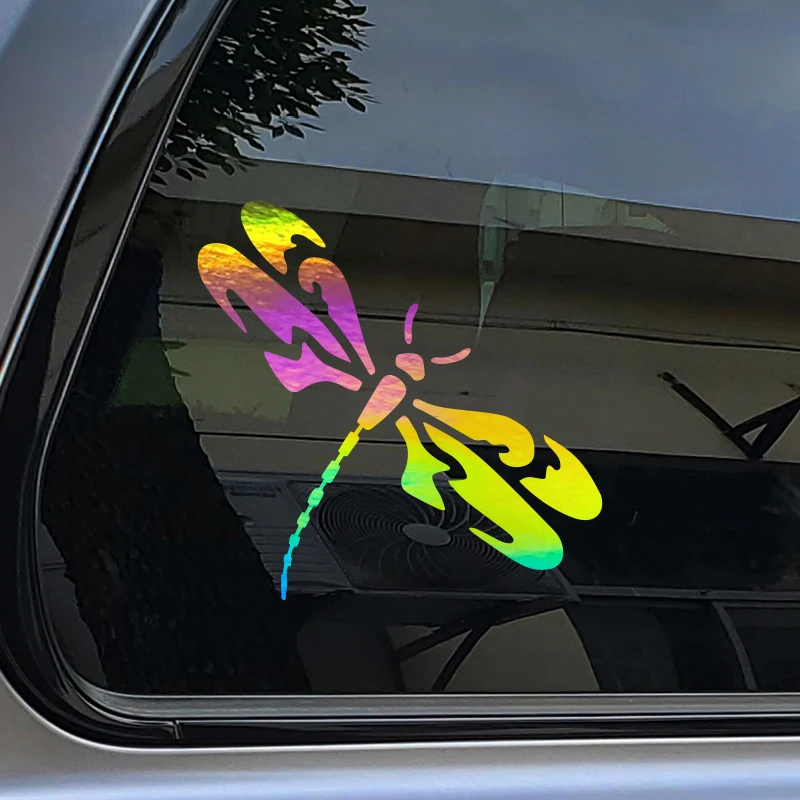 

Наклейки на бампер Dragonfly Creative Totem Автомобильная наклейка светоотражающая Body Window, водонепроницаемые виниловые наклейки, автомобильные аксес...