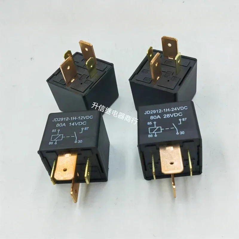 (Совершенно новый оригинал) 1 шт./лот 100% оригинальное реле: JD2912-1H-12VDC 24VDC 80A 4