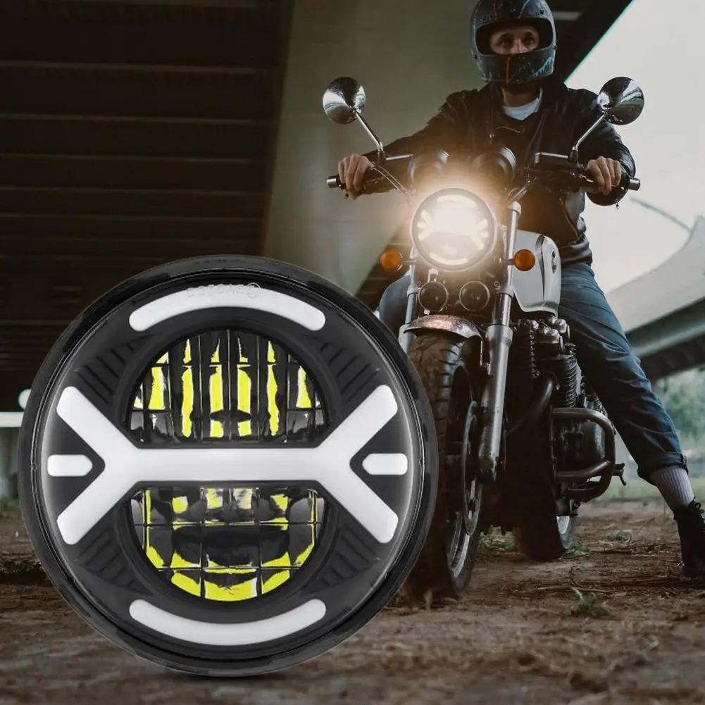 

Waterproof Practical Motorcycle LED Front Headlight Anti-Fog Light Lamps for Motorbike