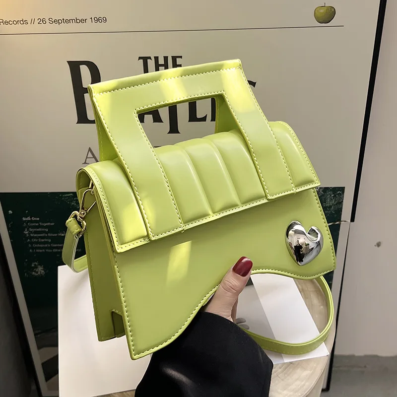 

Versatile Messenger Women's Bag 2022 Spring New Popular One-shoulder Messenger Bag Texture Hand-held Small Square Bag