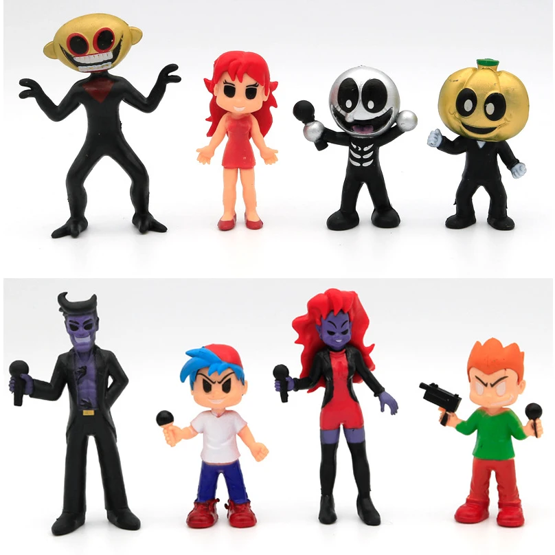 

PVC funkin Anime Figurine friday night funkin Game Model Toys set